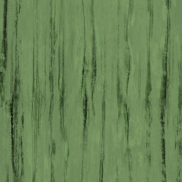 Green Texture Fabric, Green Fabric, Gnome-ster Mash, Wood Texture Green 82656-797, Wilmington Prints, Quilting Cotton Fabric By The Yard