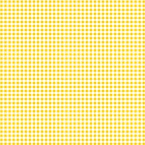May include: A yellow and white gingham pattern. The pattern is made up of small squares.