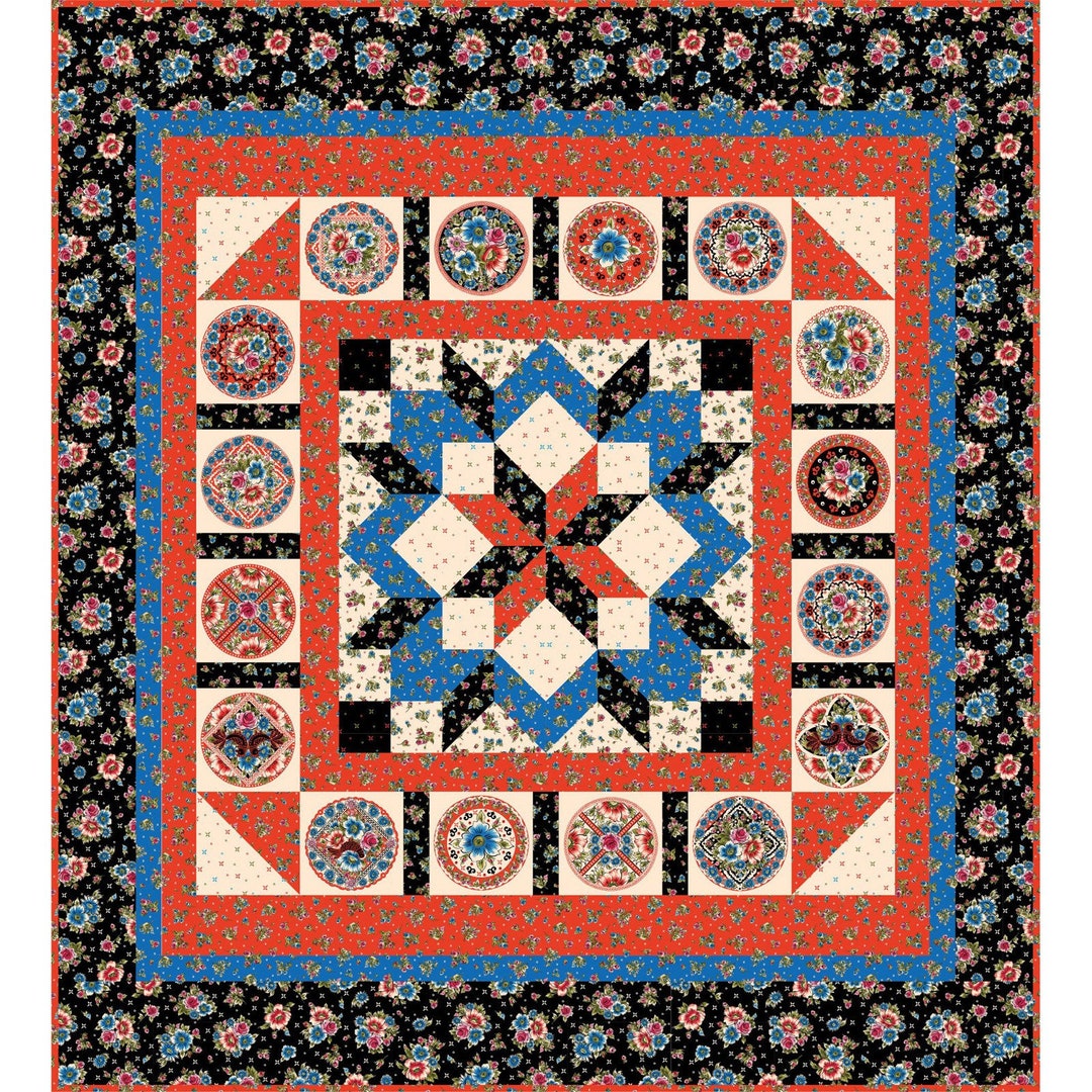 Curio Quilt Kit, Quilt Pattern, Collector's Quilt Kit