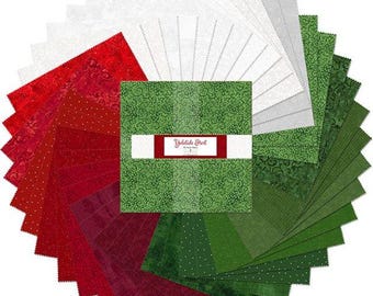 Yuletide Frost Layer Cake, 10 Karat Gems, Wilmington Prints, Precut Fabric 42 10x10 Squares, Quilting Cotton
