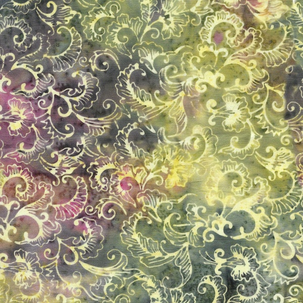 Purple Batik Fabric - Etsy