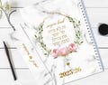 Personal Hebrew Weekly Calendar 2025 2026, Designed Customized Calendar, Quote Design, Hebrew Year Planner, Personal Gift, לוח עברי תשפ"ו product logo