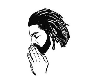 Download Man Praying Svg Etsy