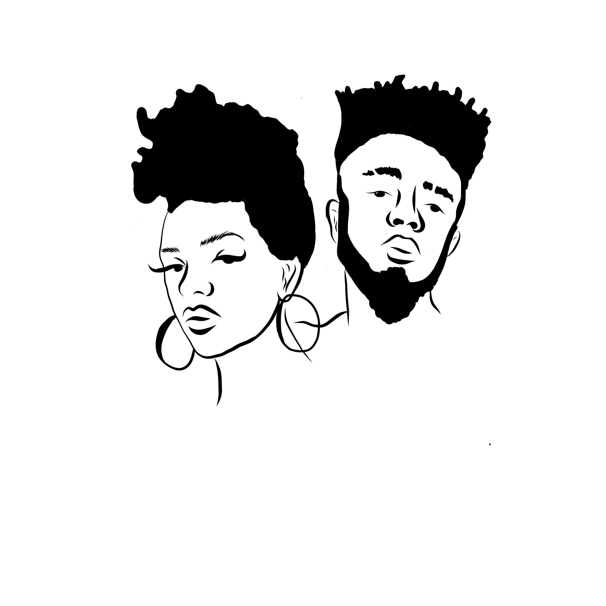 Download Black Couple Love Relationships Black Woman Black Man SVG. | Etsy