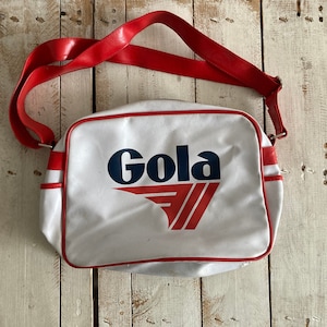 GOLA vintage y2k Streetwear Messenger sac à bandoulière, université école collège pack festival hipster rétro rétro unisexe femme homme 4b image 1