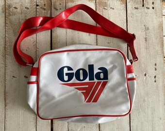 GOLA vintage y2k Streetwear Messenger sac à bandoulière, université école collège pack festival hipster rétro rétro unisexe femme homme 4b