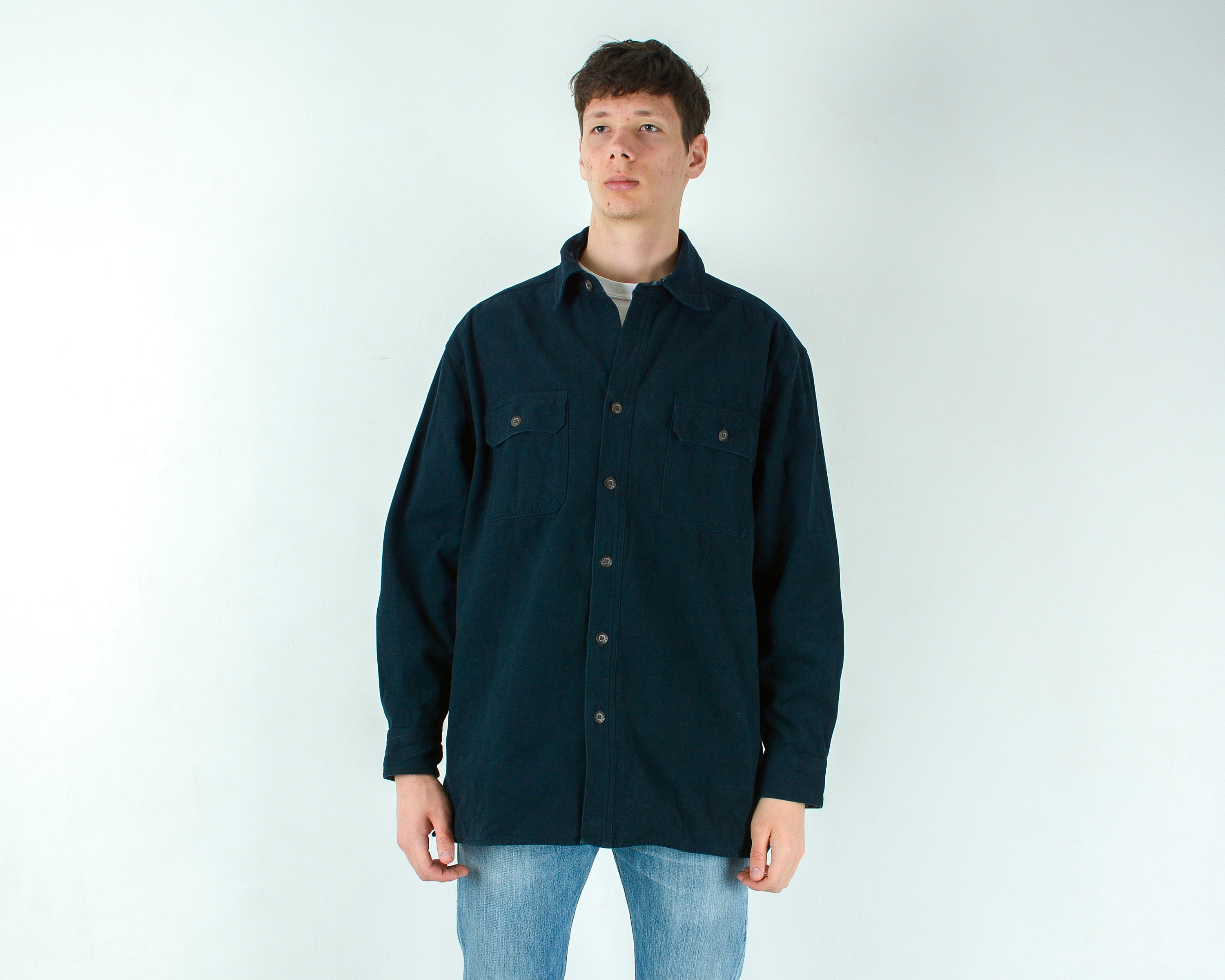 Blue Moleskin Jacket - Etsy Blue Moleskin Jacket - Etsy