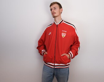 JAKO VfB Stuttgart Retro Freizeitjacke – Offizielle Club-Jacke Mit Stickerei