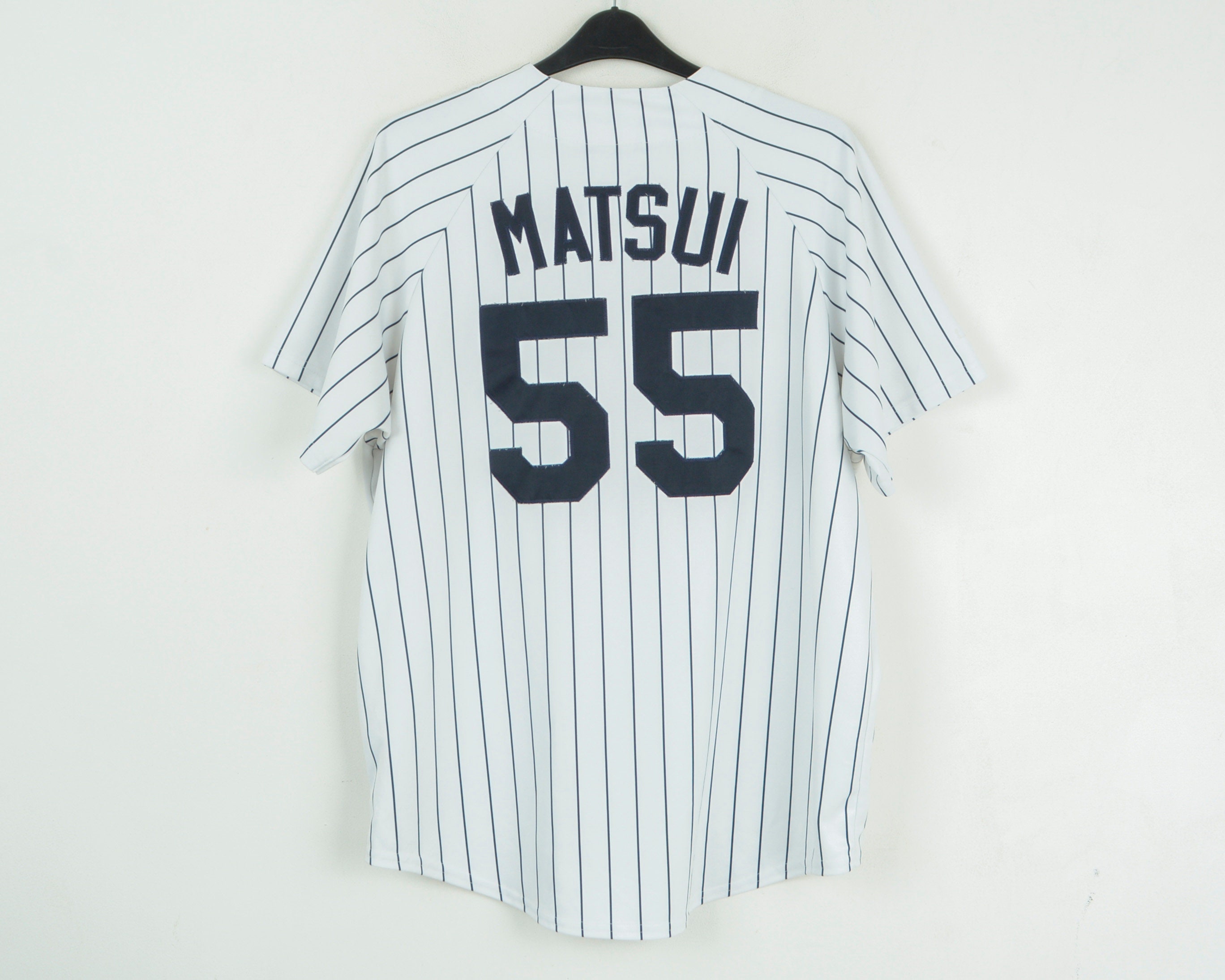 NY Yankees Majestic Hideki Matsui #55 Stitched Jersey Mens NY Yankees Majestic Hideki Matsui #55 Stitched Jersey Mens