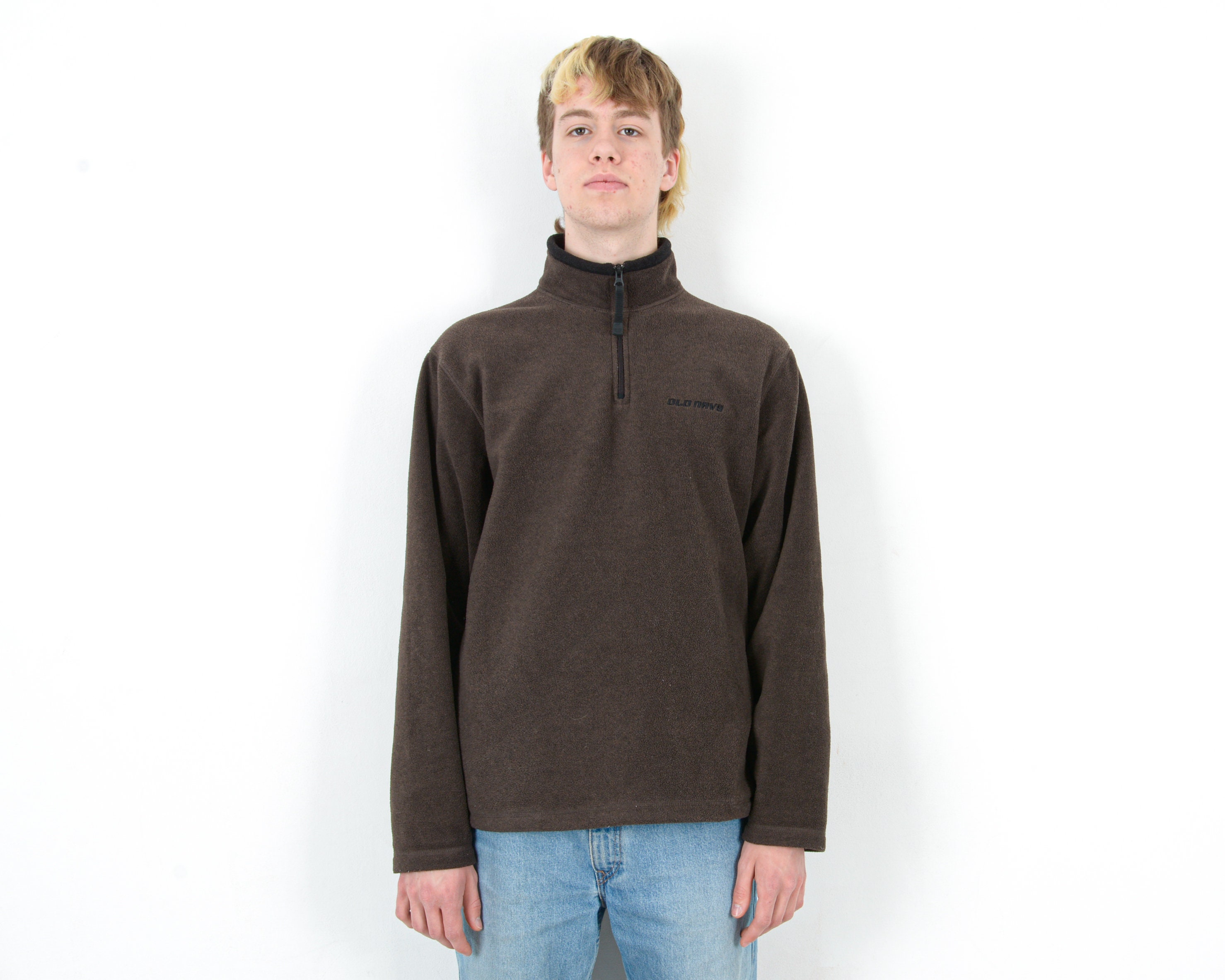 old navy quarter zip fleece