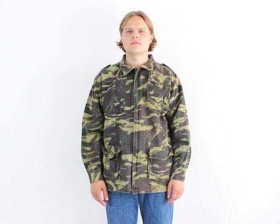 Vintage Portuguese Men S Army Camo Field Cargo Ja… - image 1