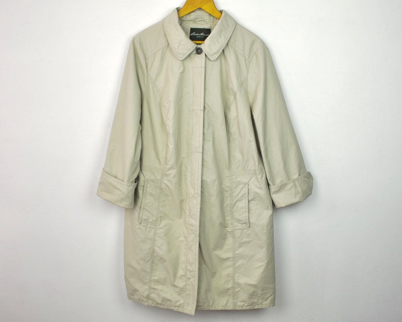 EDDIE BAUER Trench Coat Women Us 2X Plus Mac Jacket Raincoat Etsy