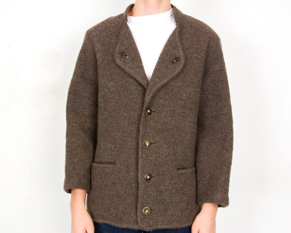 Old Brown Wool Tyrolean Jacket