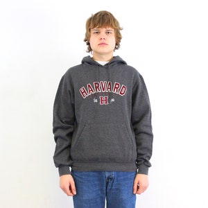 Vintage HARVARD University Champion Men S Sweatshirt Hoodie Jumper Pullover Sweater Top Sweater Sport Athletic College Hooded Cotton 3v