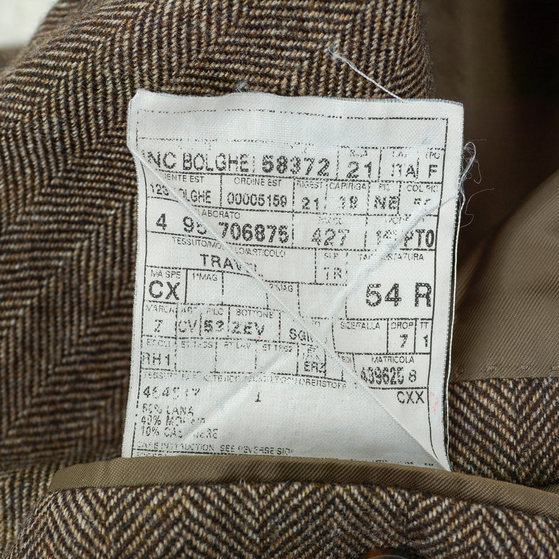 ERMENEGILDO ZEGNA Shetlair Men's Blazer UK 44, Wool Cashmere Mohair