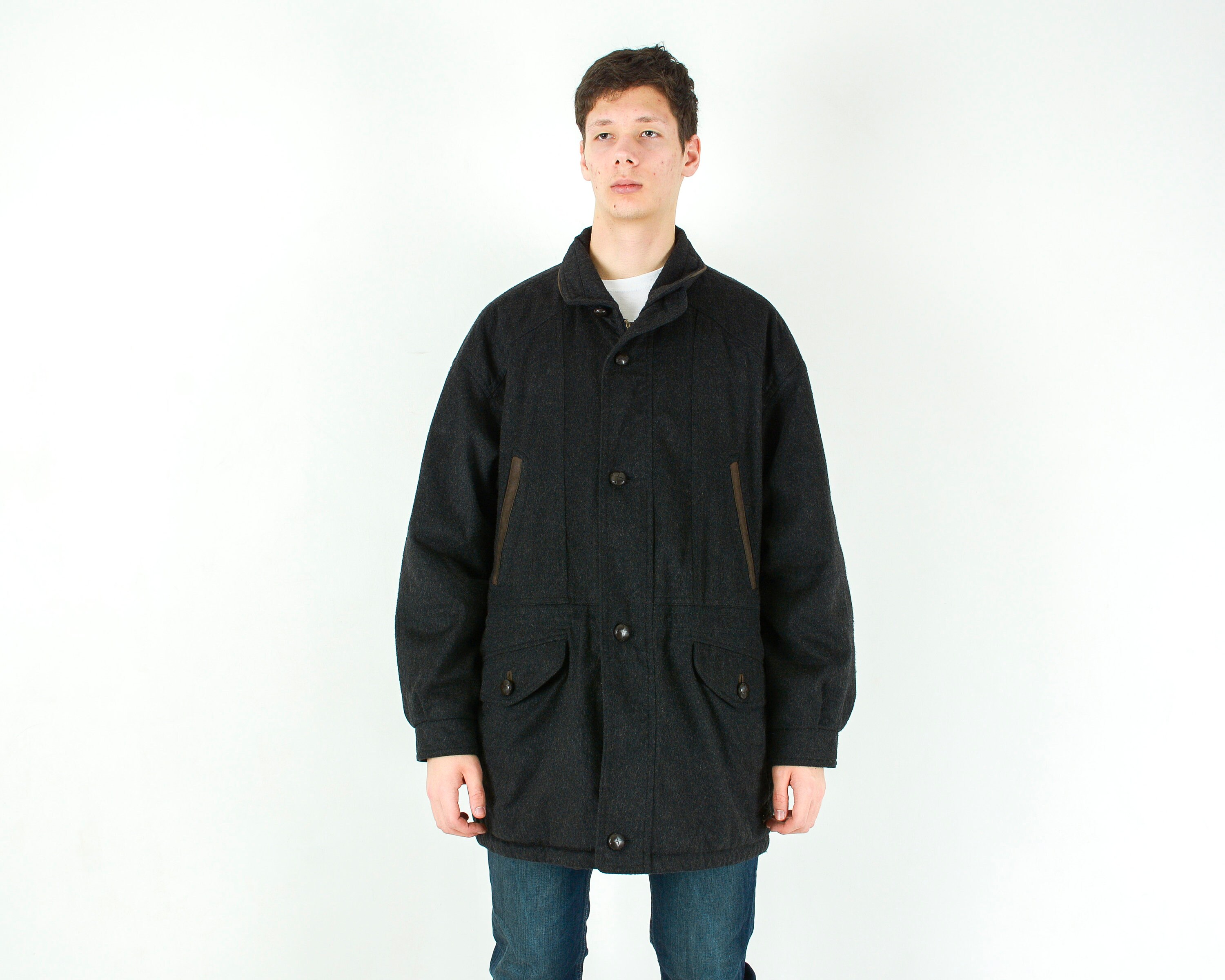 ジャケット・アウター BAVARIA LODEN\" wool long coat Vintage 1980s Bavaria Loden Long Coat Original Bayerischer