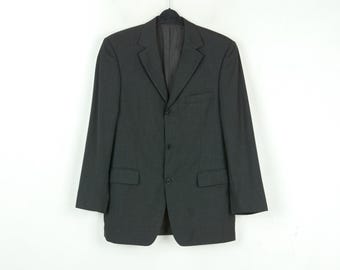 Vintage Black Corduroy Blazer Mens Cotton Jacket Urban