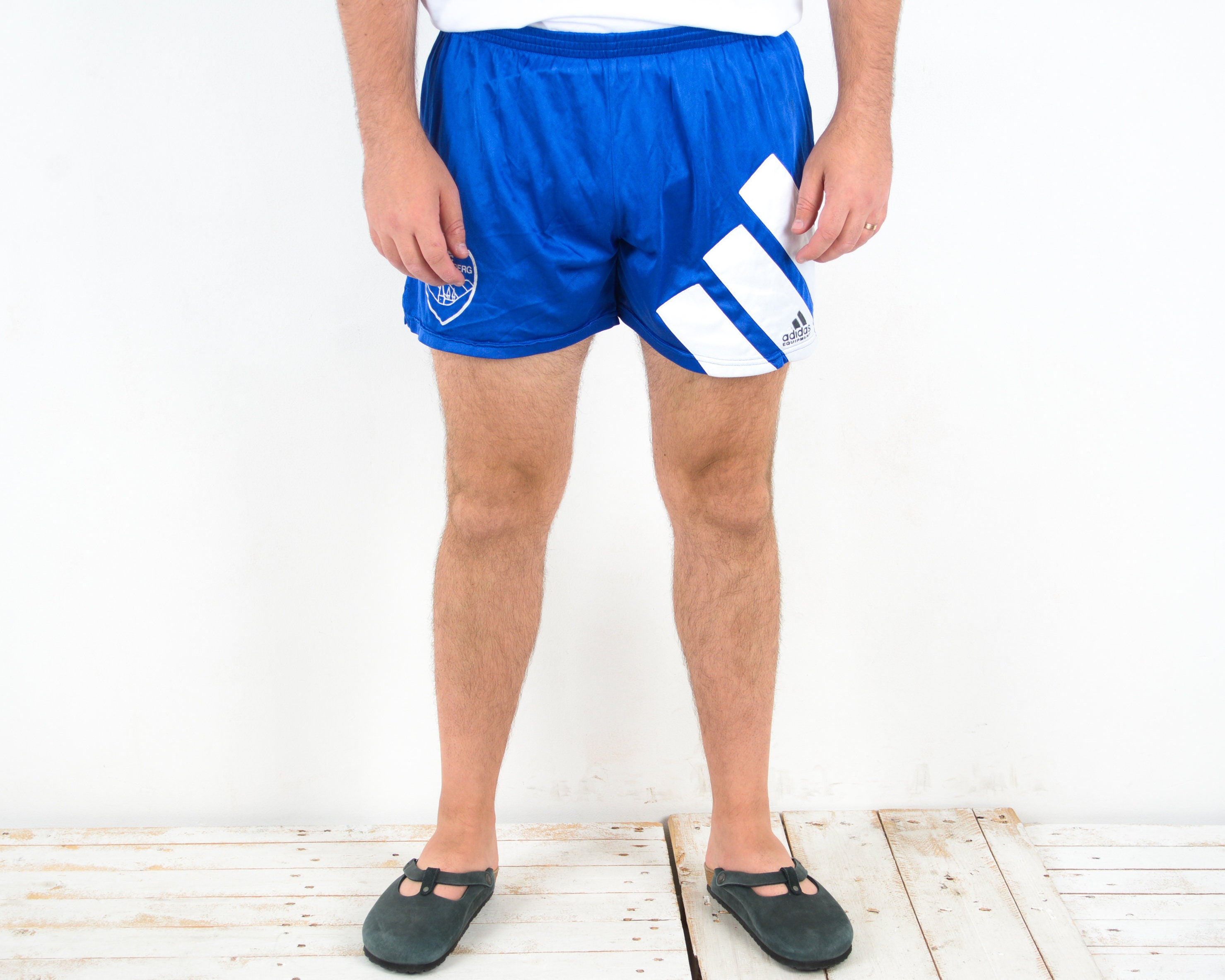 adidas nylon shorts mens