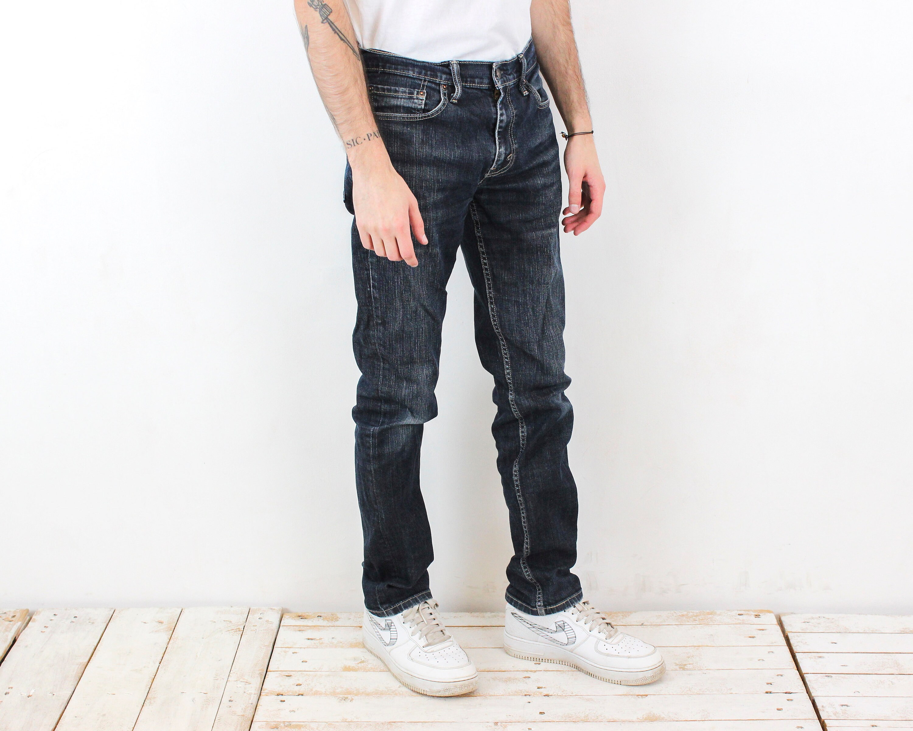 LEVI'S STRAUSS 511 Vintage Mens W33 L34 Jeans Blue Denim - Etsy Israel