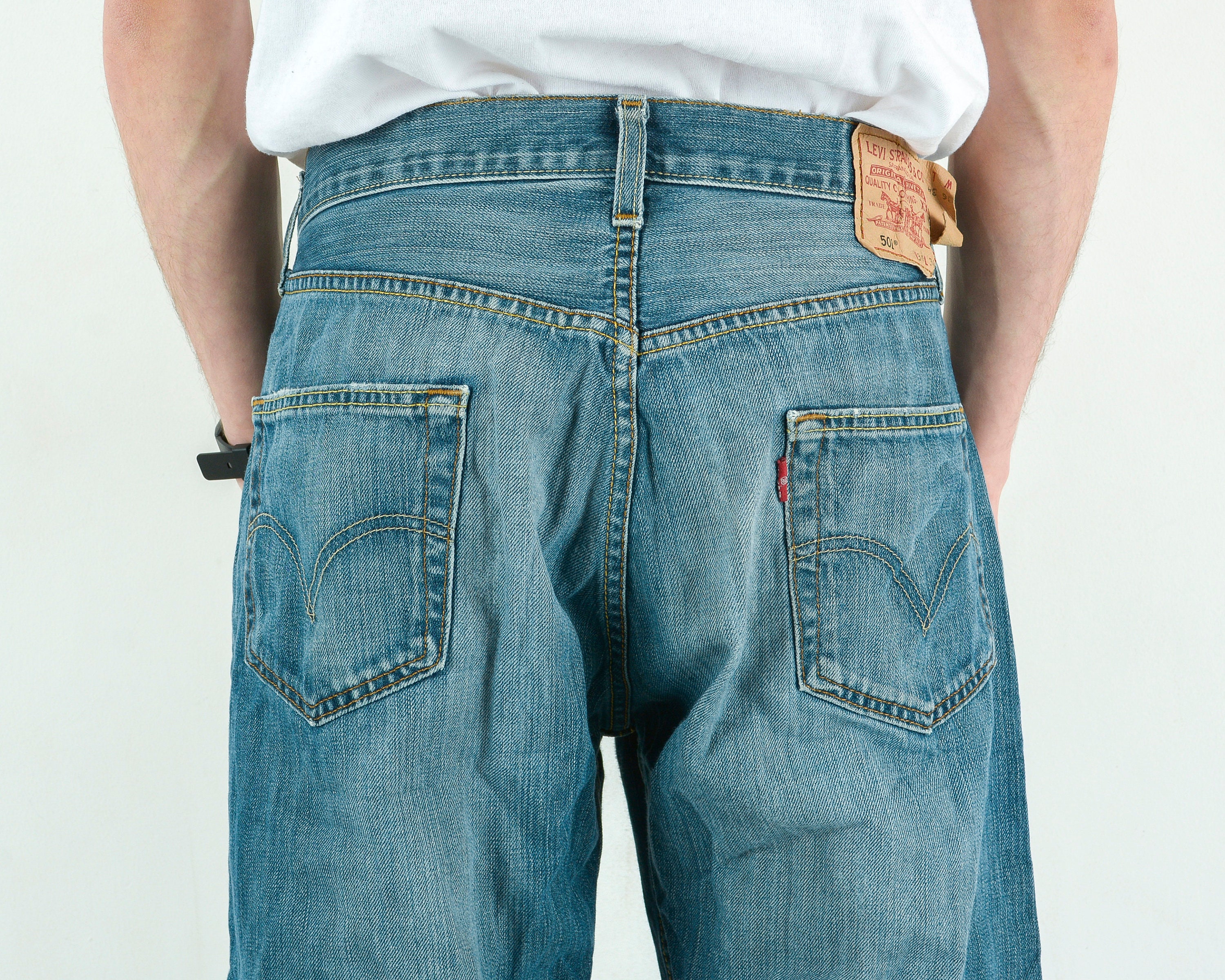 LEVI STRAUSS Vintage 501 Men W36 L34 Regular Fit Straight