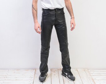 Leather Cowboy Pants - Etsy