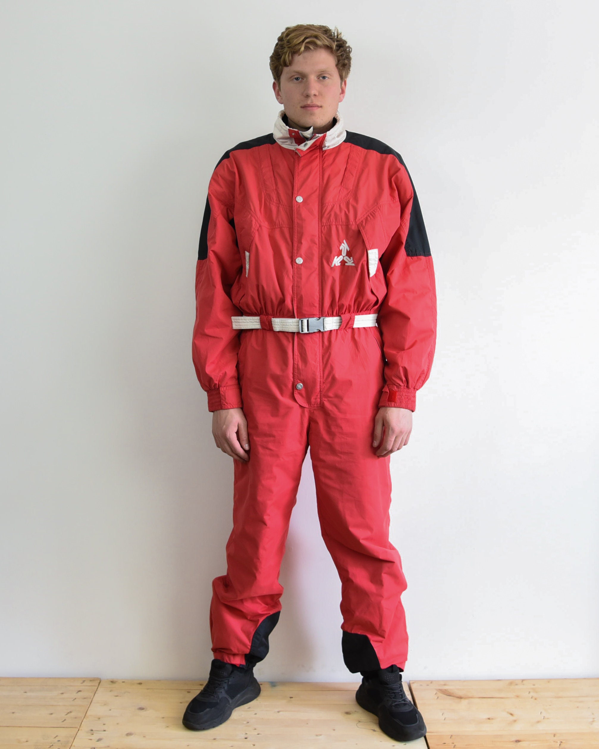 VINTAGE Men's XL Ski Suit Retro Skiing Overalls Hidden Etsy