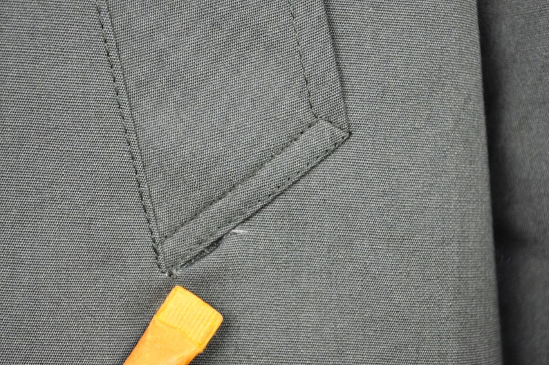 warm removable lining US 36R Cotton Polyester blend Jacket Mac XS S Coat Warm Uk 36 Eu 46 Overcoat KORATRON Vintage Men Rain trench coat