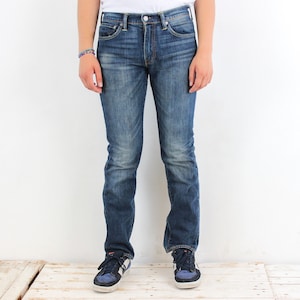 LEVI&#39;S STRAUSS 511 Vintage Men&#39;s W31 L32 Slim Fit Straight Leg Jeans Denim Pants Trousers Blue Everyday Zip Fly Retro Streetwear Casual 3o