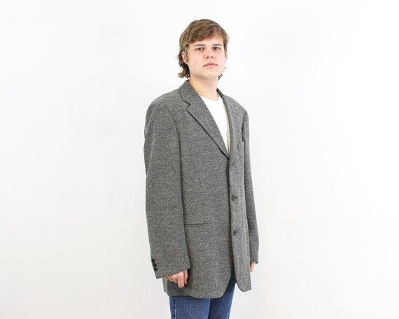 HUGO BOSS Mars Vintage Mens Wool Blazer UK 40 Us Gray - Etsy