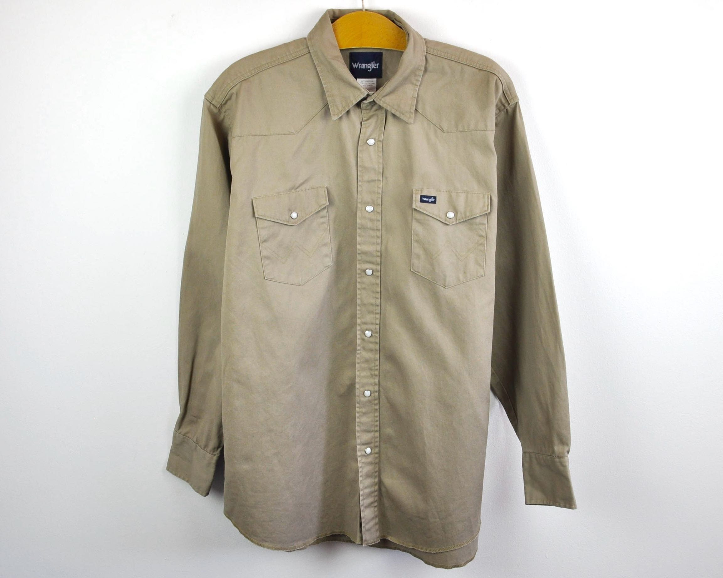 WRANGLER Preshrunk Men's 2XL TALL Shirt Long Tails Tan - Etsy WRANGLER Preshrunk Men's 2XL TALL Shirt Long Tails Tan - Etsy