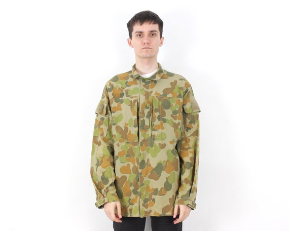 AUSTRALIAN ARMY Vintage Mens L Field Jacket Shirt Coat Cargo