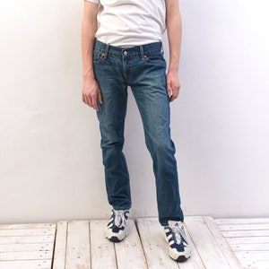 LEVI S STRAUSS 557 03 Vintage Hombre W34 L32 Eve Corte Cuadrado Vajes Rectos Pantalones Denim Zip Fly Pantalones Retro Cremallera Streetwear Casual Azul 2b Etsy Mexico
