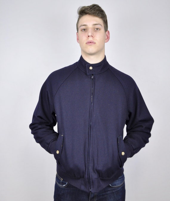 lacoste harrington jacket navy