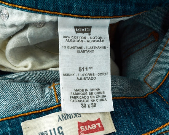 Levi 511 skinny filiforme corte ajustado sale
