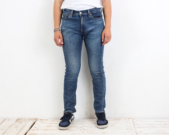 LEVI S STRAUSS 510 Vintage Mens W30 L32 Slim Fit Skinny Jeans