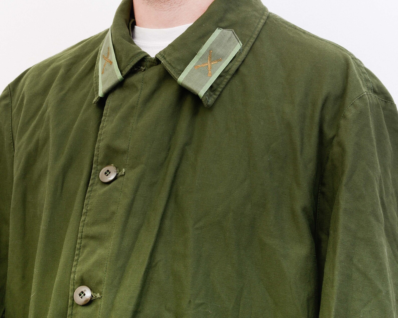 Sweden Army Jacket vintage Green Men's XL Long Coat | Etsy