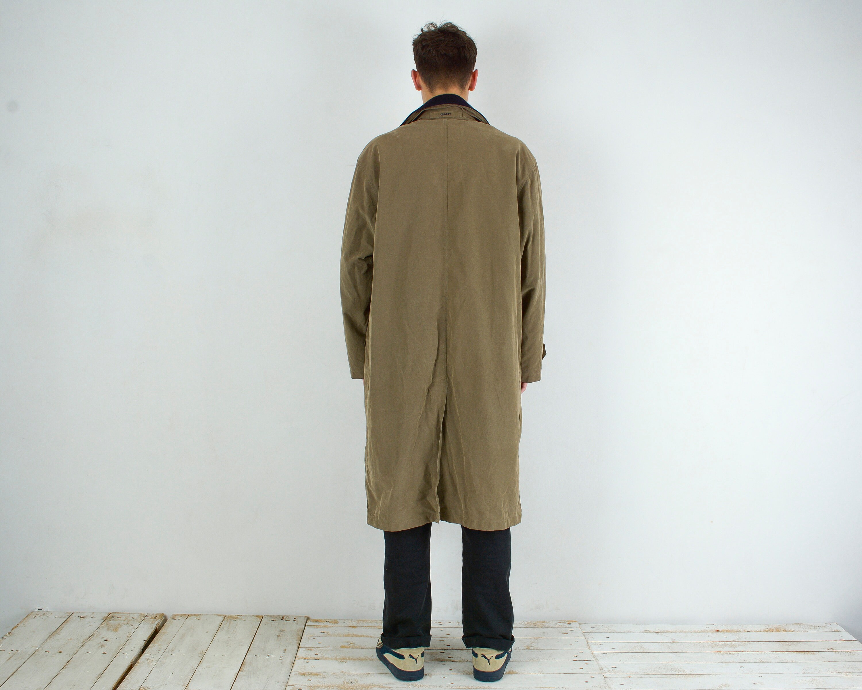 Gant trench top coat mens