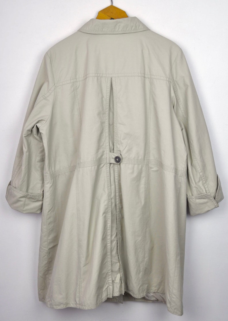 EDDIE BAUER Trench Coat Women Us 2X Plus Mac Jacket Raincoat | Etsy