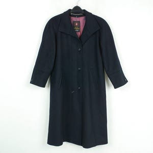 Vintage toscana loden by may womens uk 18 new wool us 14 over coat eu 46 long black jacket winter trachten top jager janker fall clothing 3v