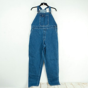 Sanfor Denim Vintage Herren XL-Latzhose, Latzhose Workwear ChoreUtty Latzhose EU 54 Jeans Overall Blauer Overall Spielanzug Retro Worker 3g