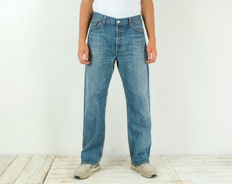 リーバイス 501 ジーンズ ヴィンテージ ダメージ加工 デニム ボタン