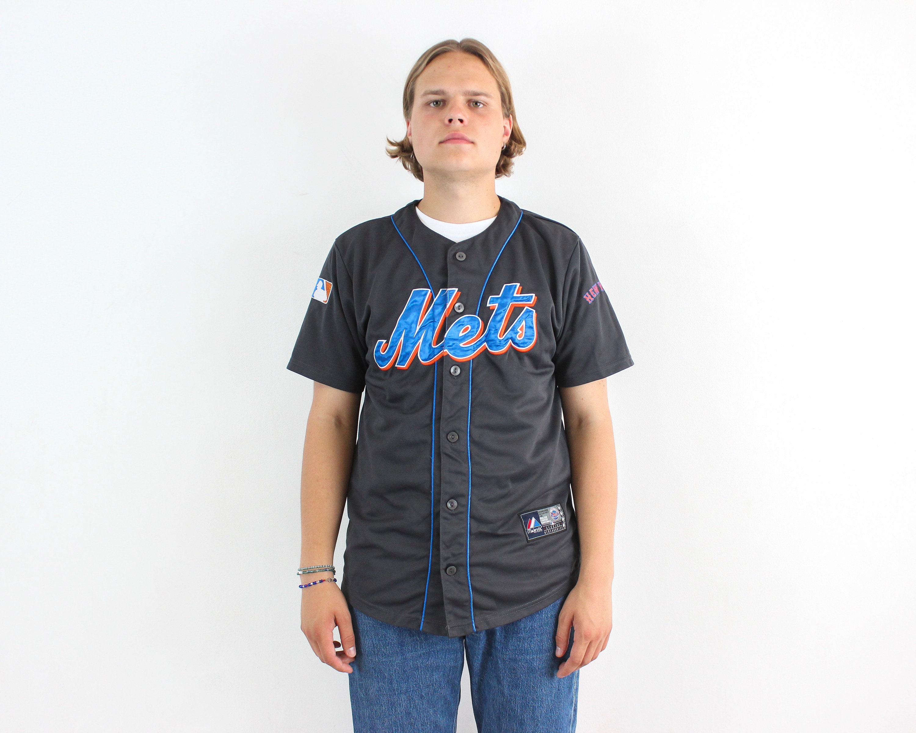 New York Mets Jersey (VTG) - 1980s Away jersey by Sandknit - Men's Extra Large