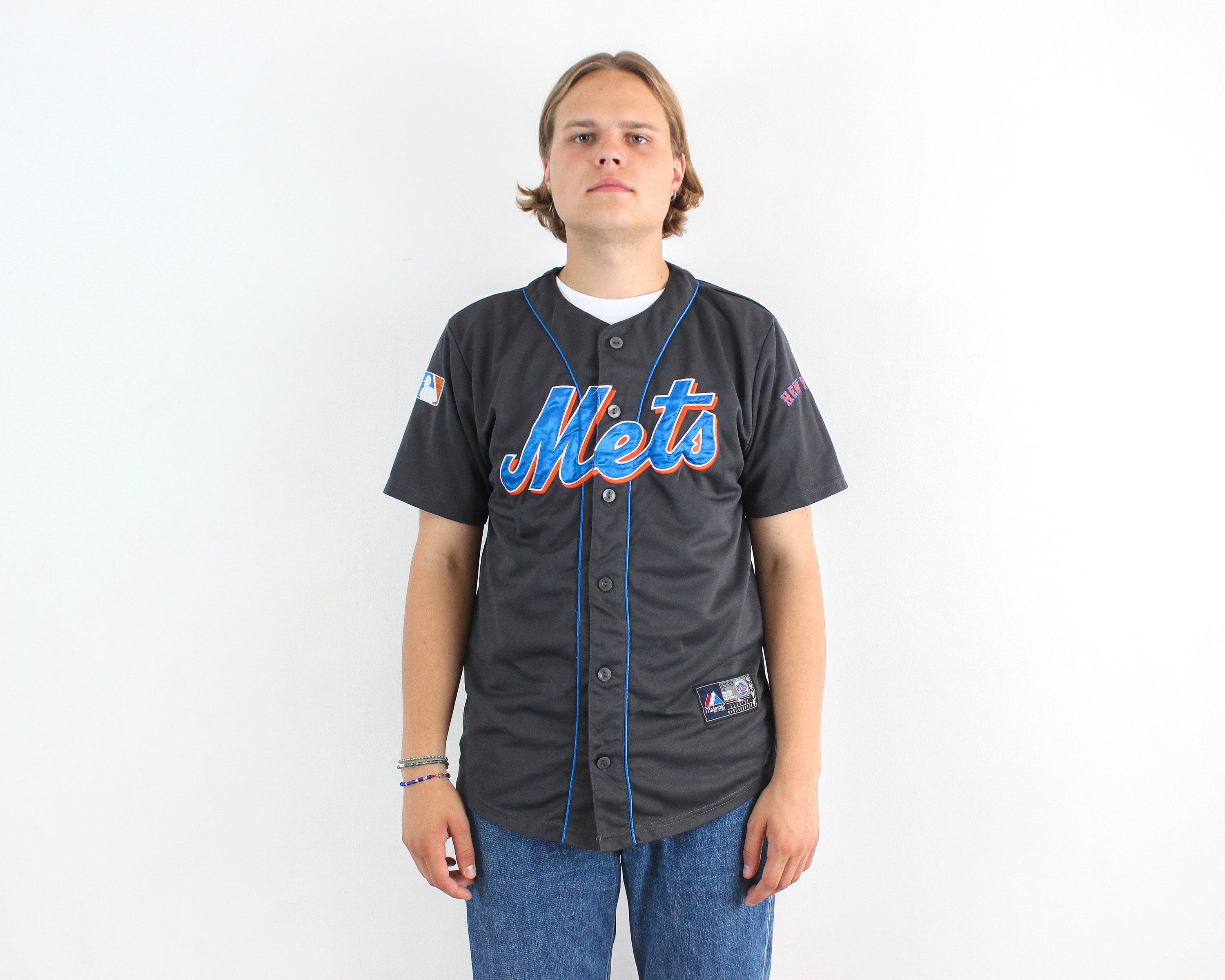 2011 NEW YORK METS AUTHENTIC MAJESTIC BATTING PRACTICE JERSEY L