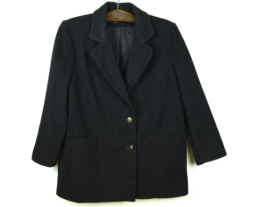 J G HOOK Made in USA Vintage 1980's Women's Large XL, Winter Black