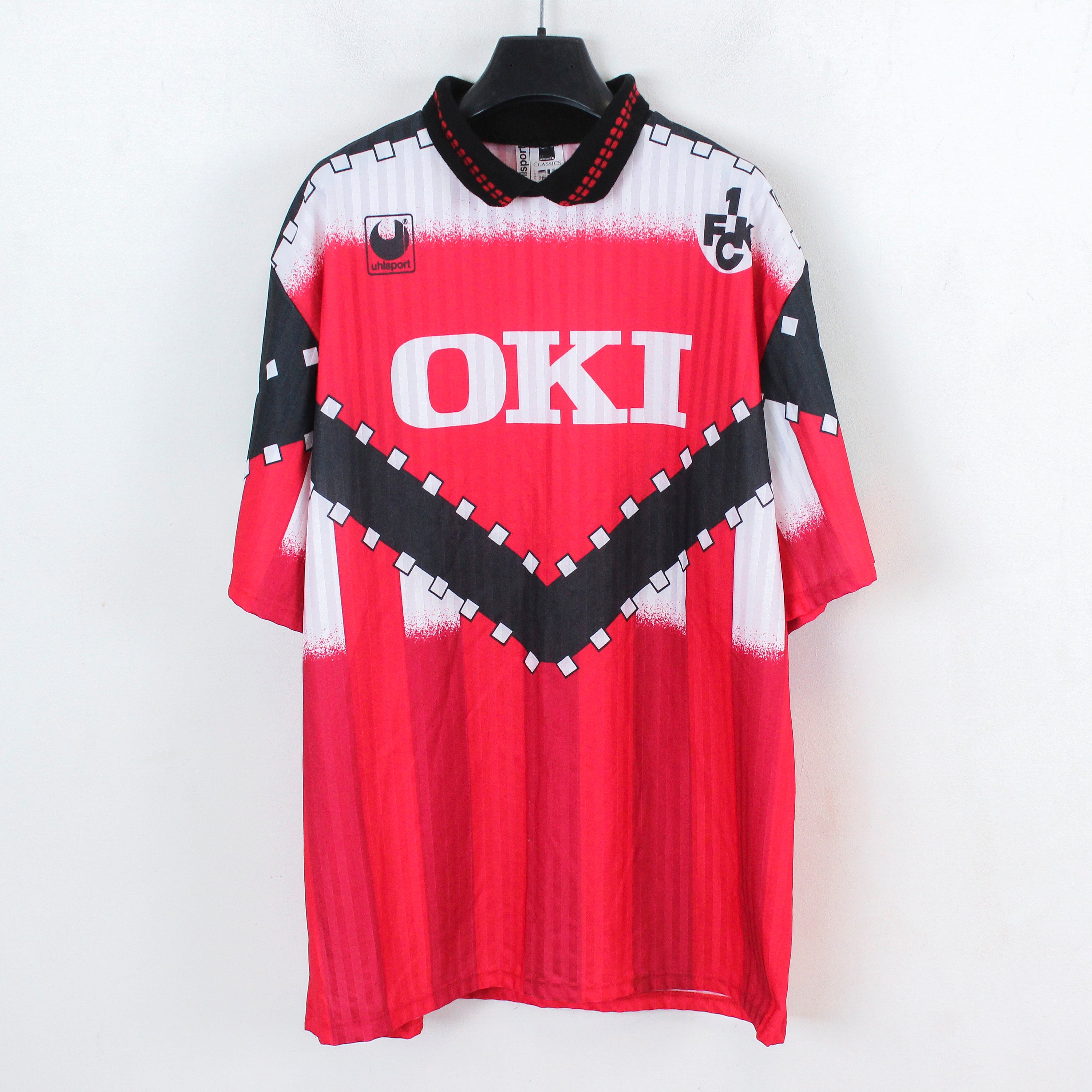 サッカーシャツ　ユニフォーム90s ブンデス　カイザースラウテルン 後払い手数料無料】 サッカーシャツ カイザースラウテルン