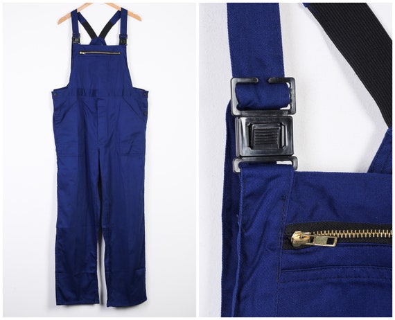 Work Bibs Worker Men's US 48 Uk Cotton Dungaree Ov