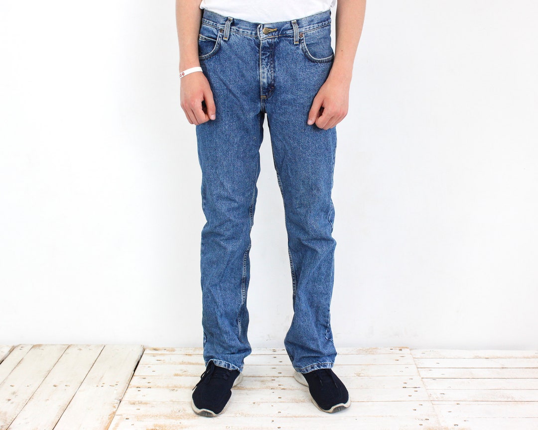 LEE Ranger Vintage Mens W36 L34 Regular Fit Straight Jeans Denim ...