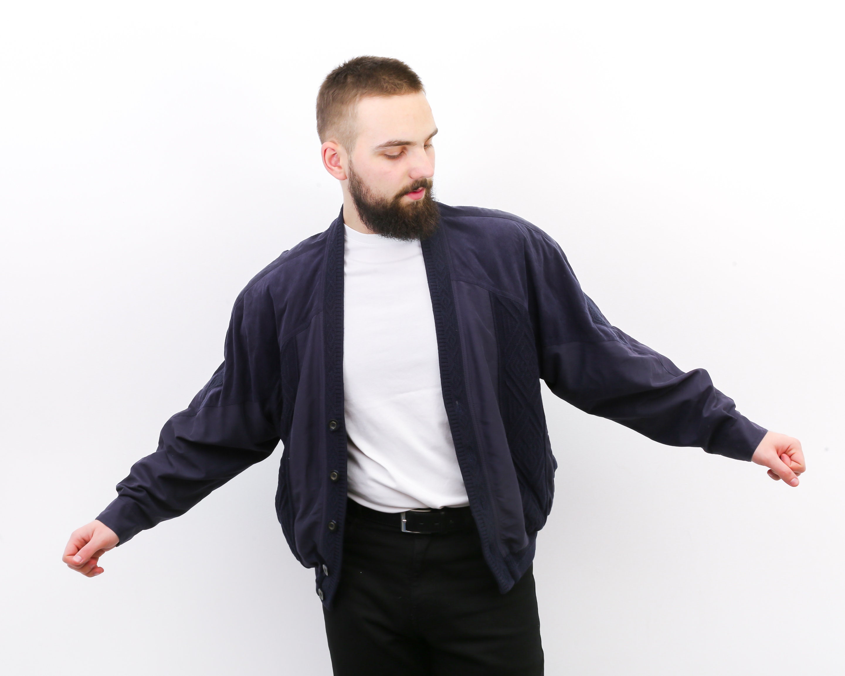 wool bomber jacket men