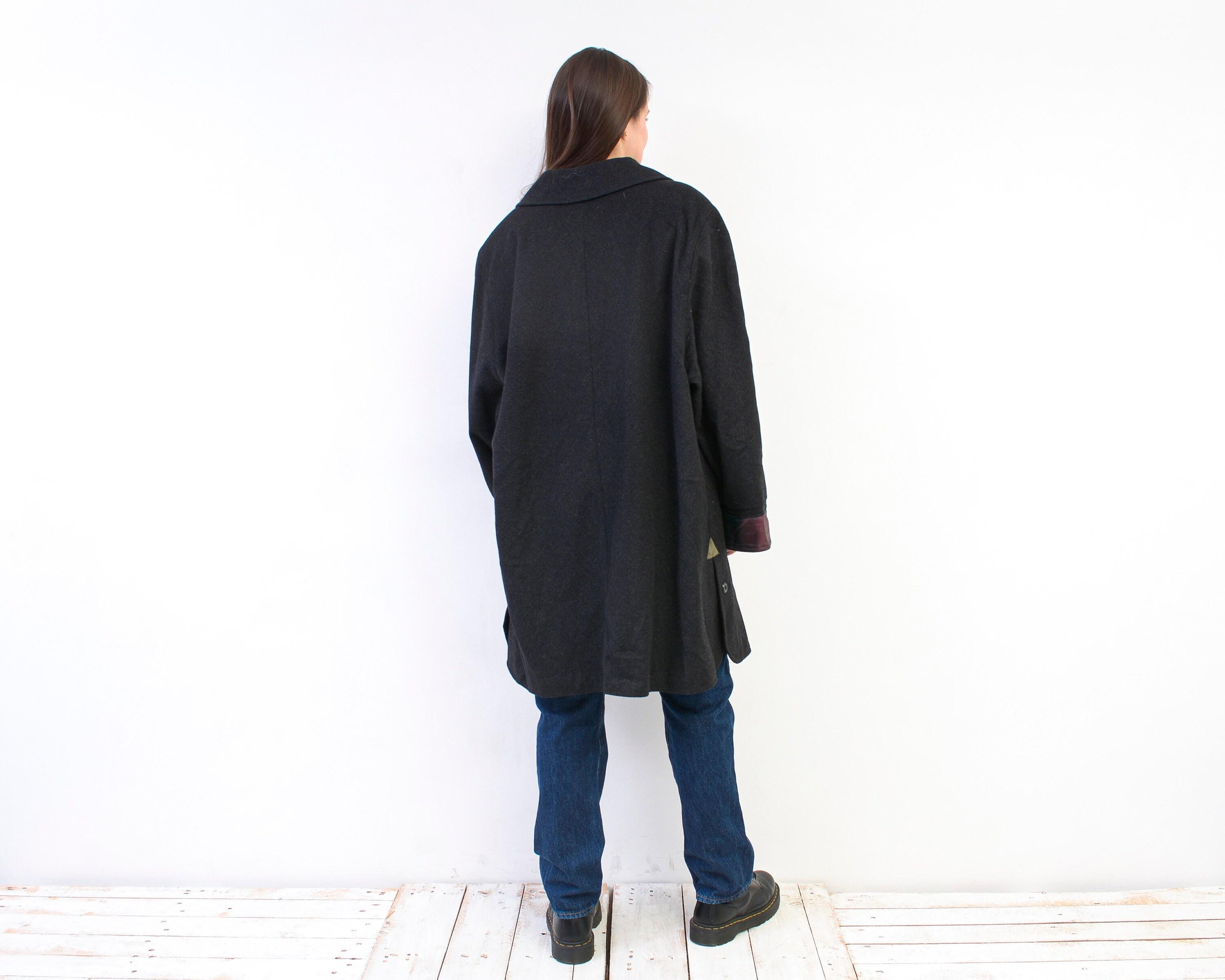 Manteau Femme BAUER En Laine Alpaga - Style Traditionnel Loden Vert, Taille US 20 (XL), Occasion Très Bon état