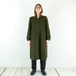 ジャケット・アウター BAVARIA LODEN\" wool long coat Mystical Vintage Loden Coat in Forest Green | Pure Wool | Handmade